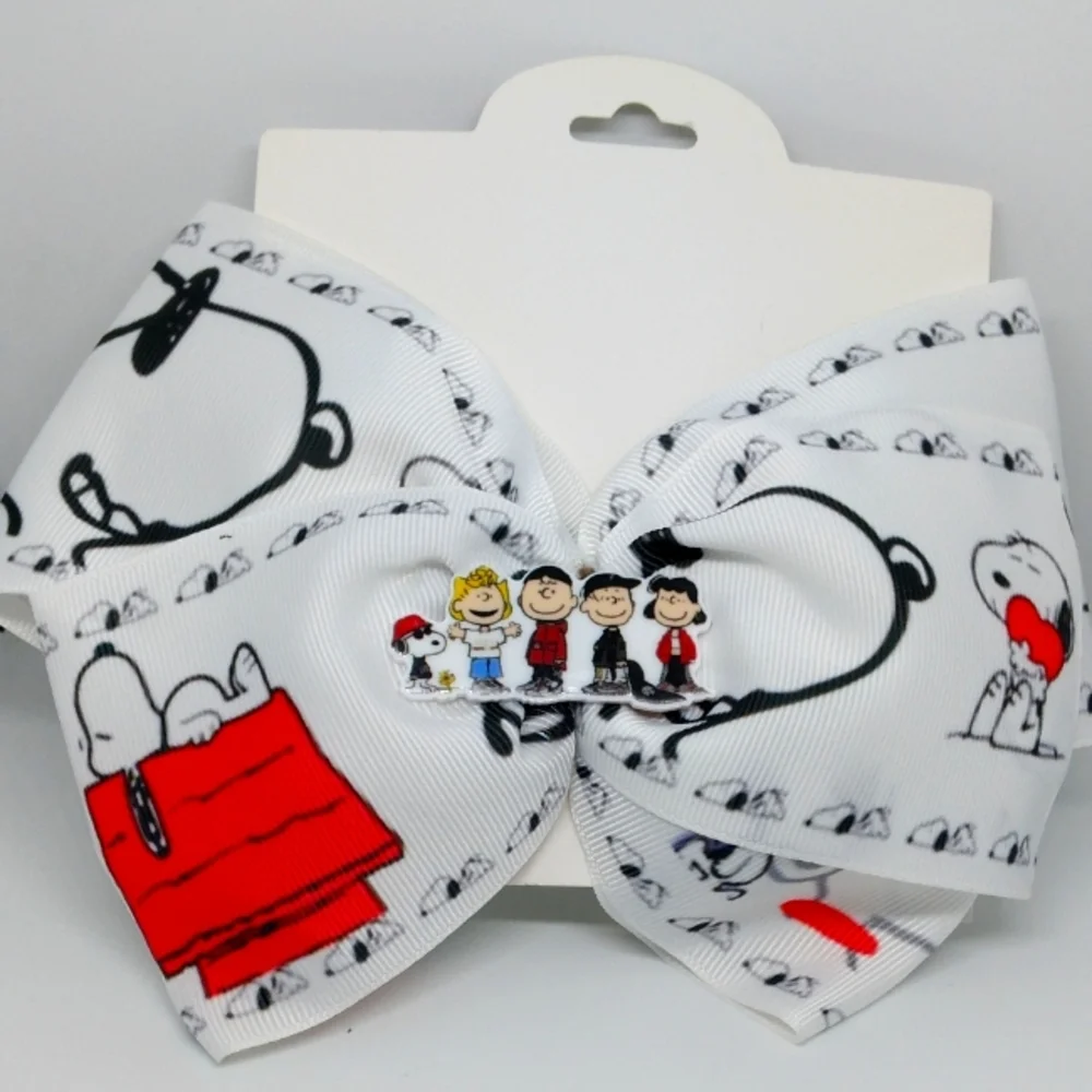 Snoopy hair bow